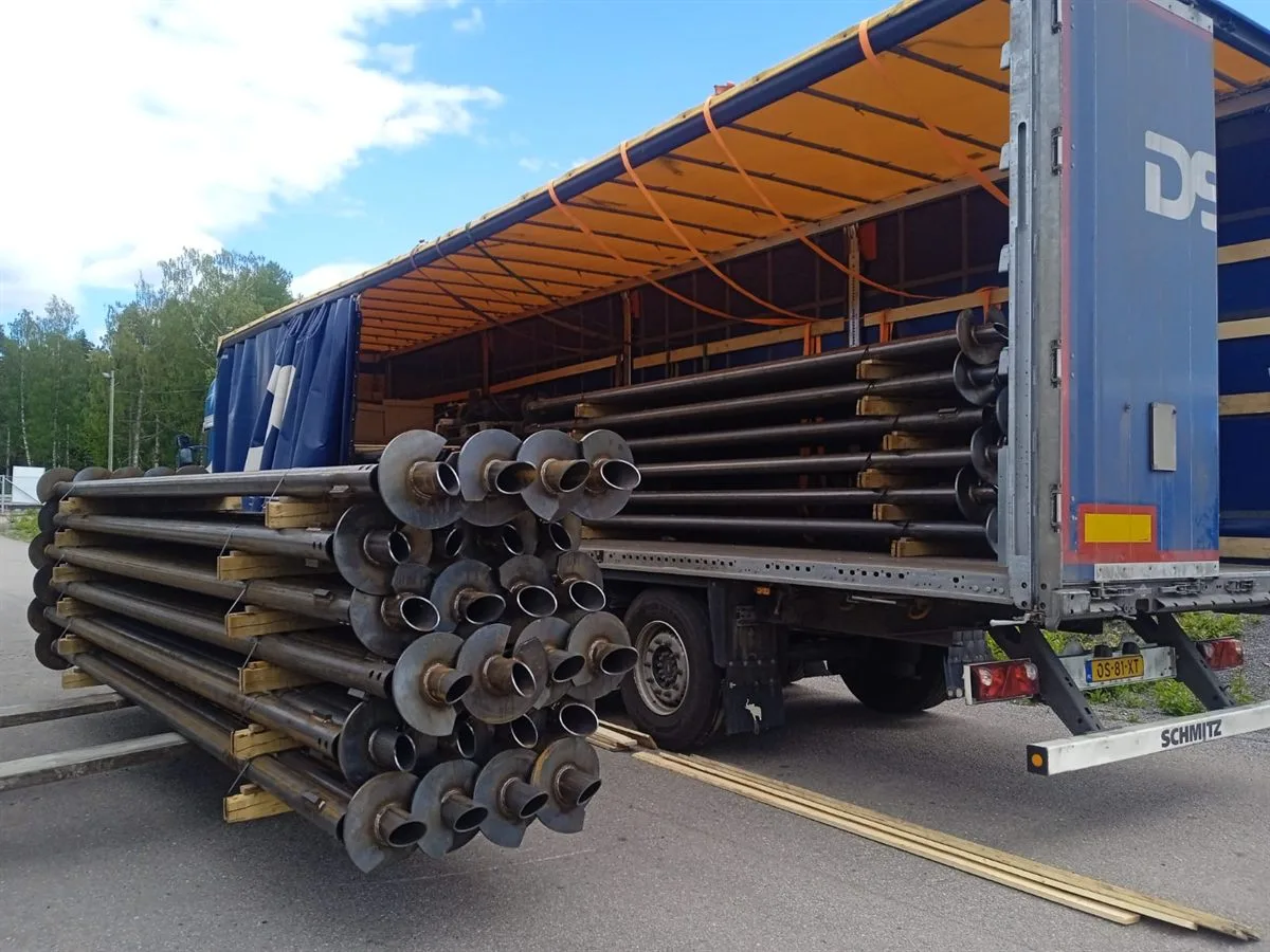 Schraubpfahl-Produktionslinie